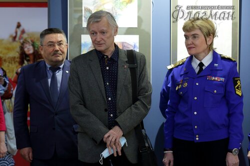 Открытие выставки работ  художника-иллюстратора Евгении Ивановны Стерлиговой YE1A0473